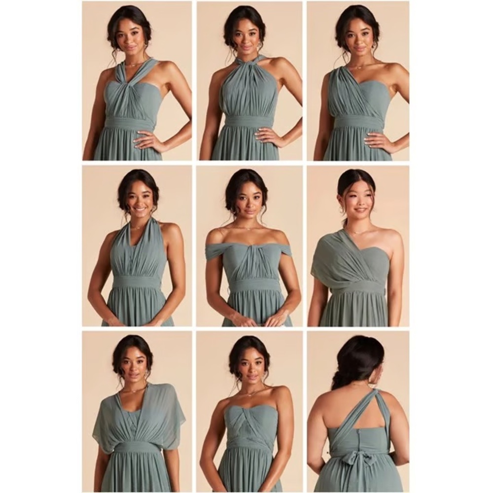 Birdy Grey Strapless Convertible Dress -  Sea Glass - Grace